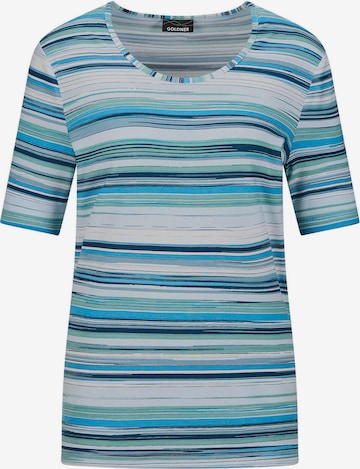 T-shirt Goldner en bleu : devant