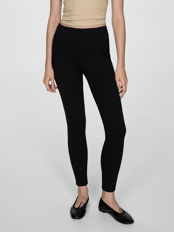 MANGOSkinny Tajice 'BON' - crna boja: prednji dio