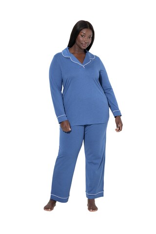 Ulla Popken Pajama pants in Blue: front