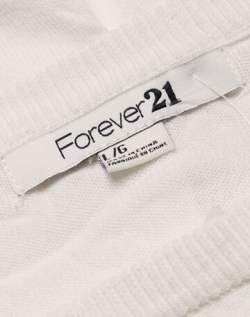 Forever 21 Pullover L in Weiß