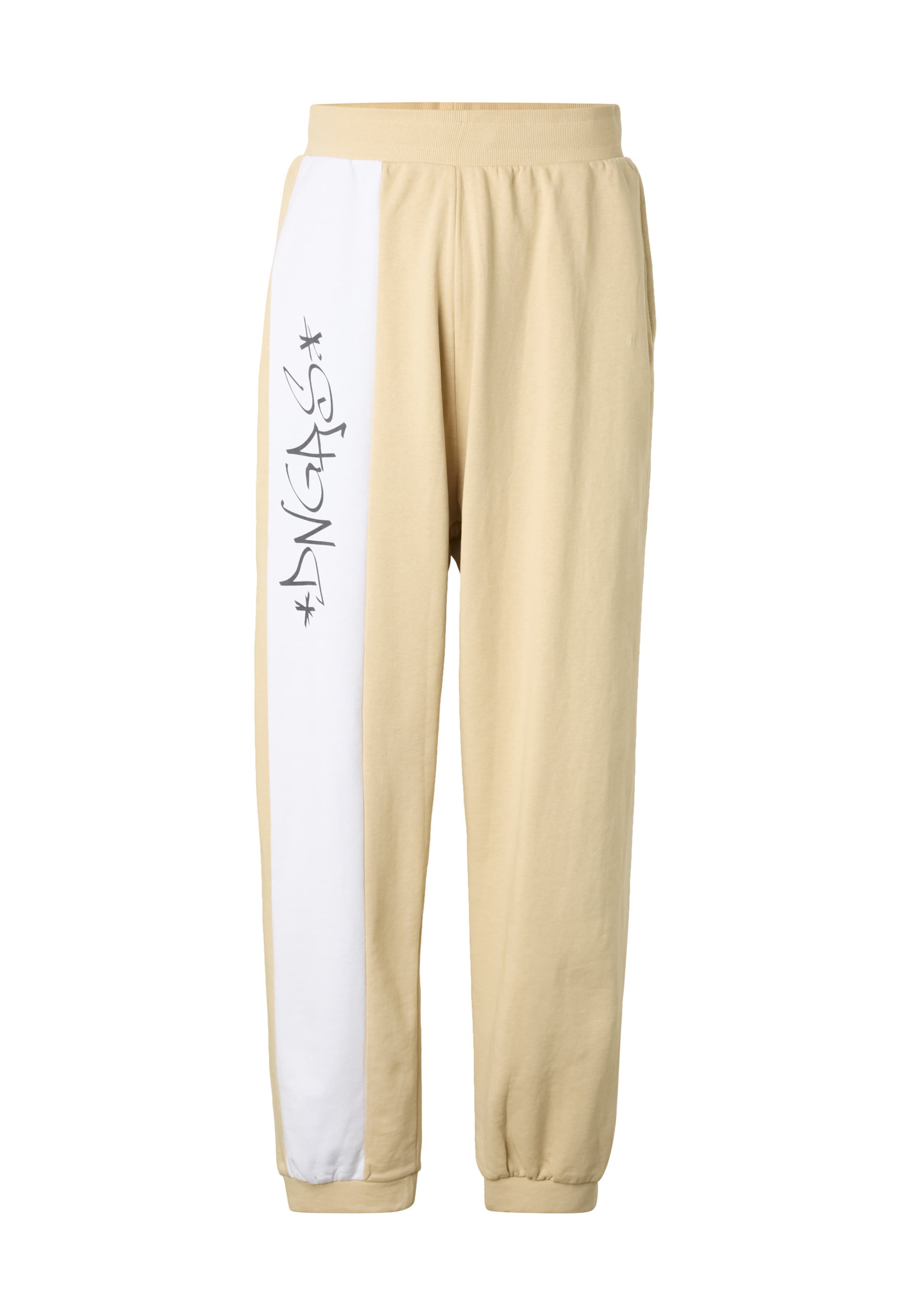 Loosefit Pantaloni di Dangerous DNGRS in beige: frontale