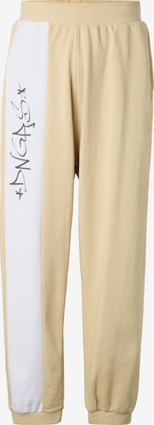 Loosefit Pantaloni di Dangerous DNGRS in beige: frontale