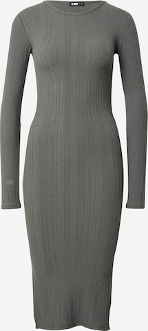 Tally Weijl Knitted dress in Grey: front