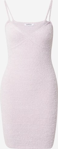 GLAMOROUS Strikkjole i pink: forside