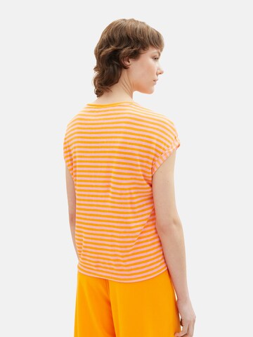 TOM TAILOR DENIM T-Shirt in Orange