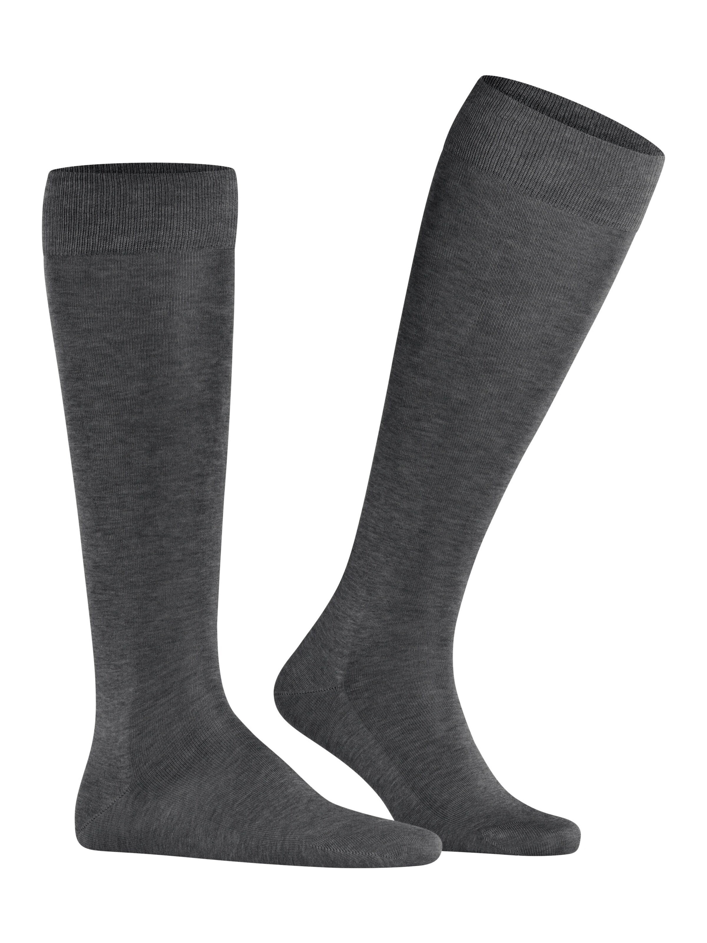 FALKE Knee High Socks 'Tiago' in Grey