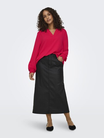 Camicia da donna 'Carmetta' di ONLY Carmakoma in rosso
