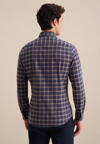 SEIDENSTICKER Slim fit Overhemd 'Schwarze Rose' in Blauw