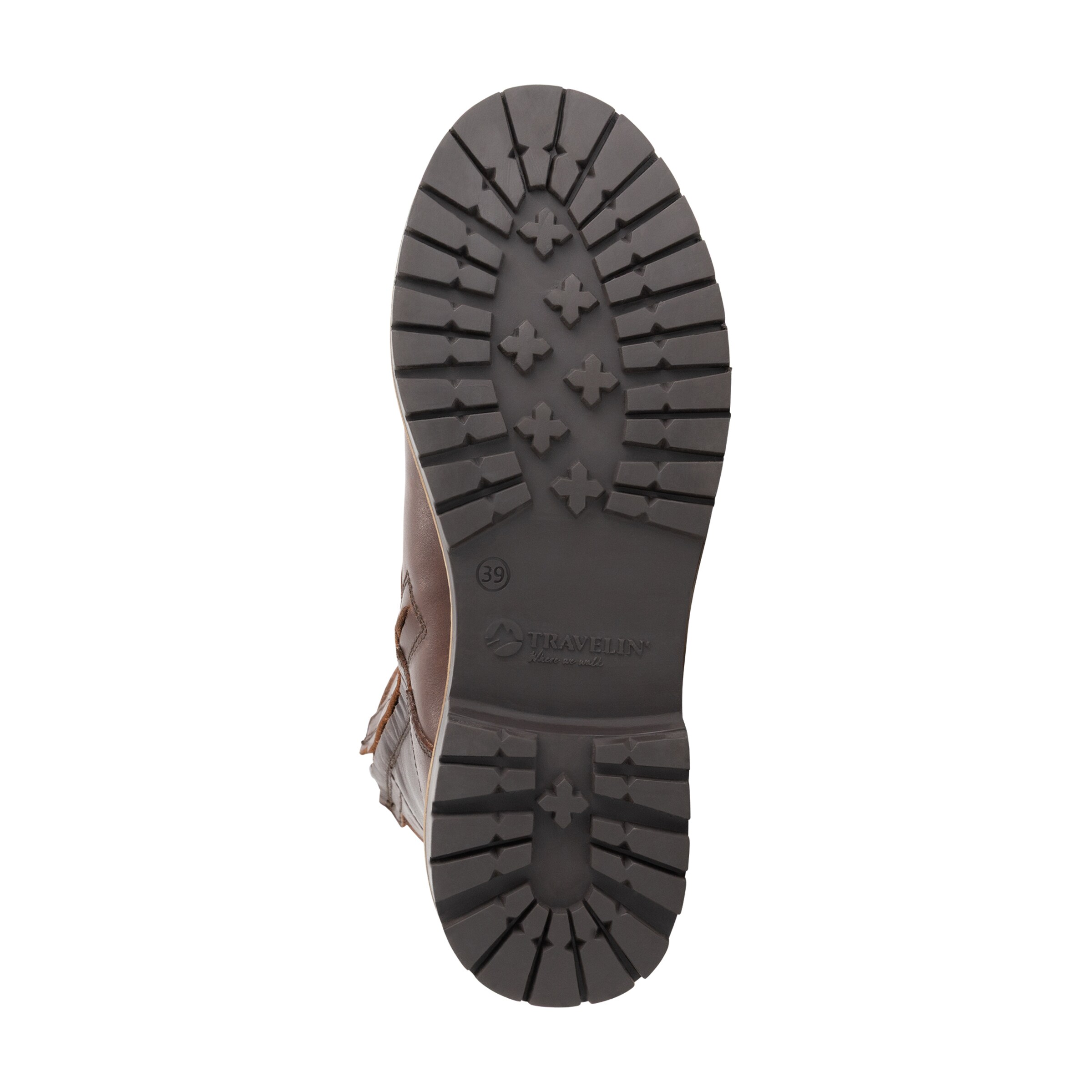 Travelin Lace-Up Ankle Boots 'Tronstad' in Brown