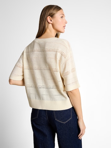 TOM TAILOR DENIM Sweater in White