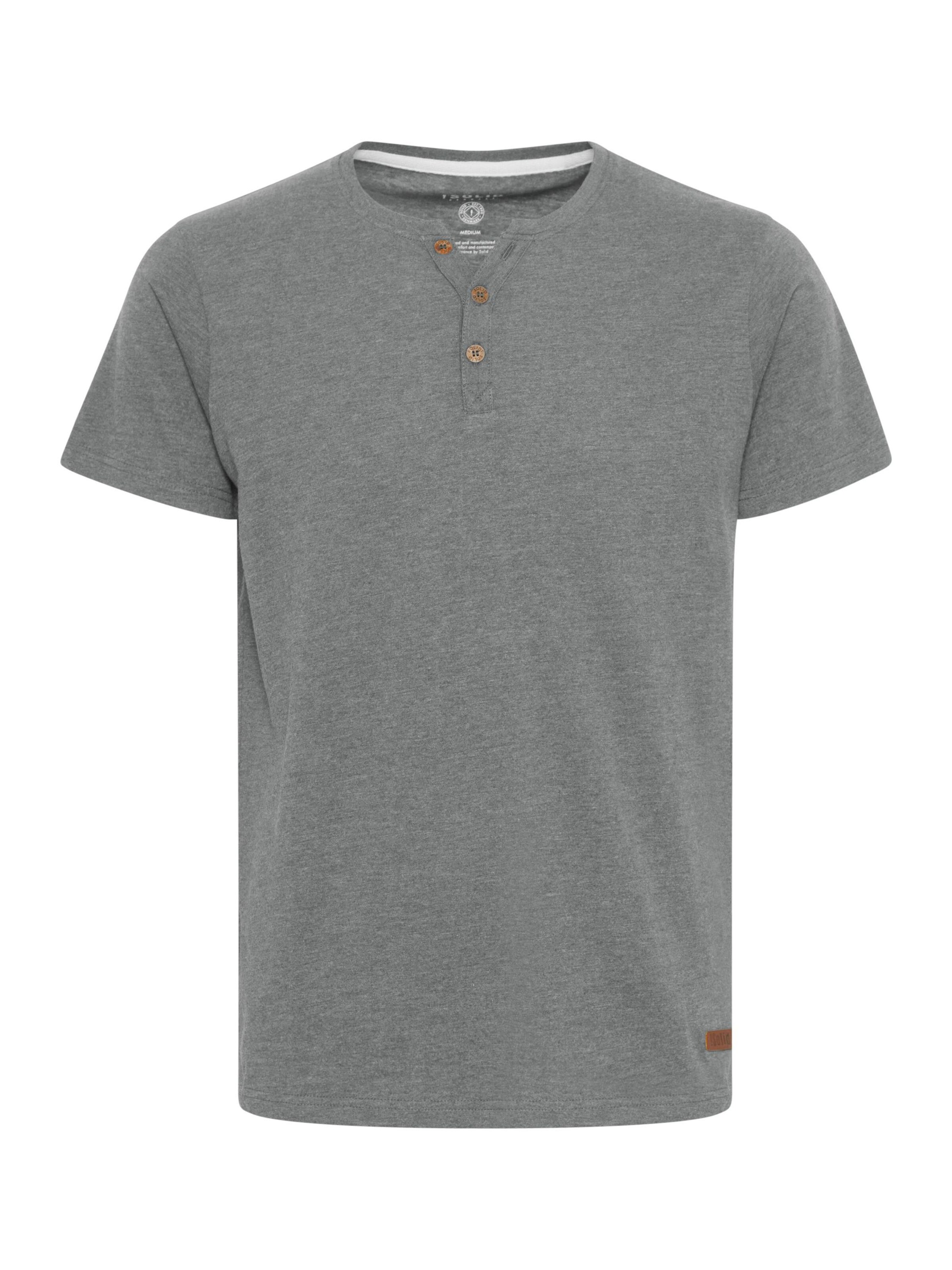 Maglietta 'Volker' di !Solid in grigio: frontale
