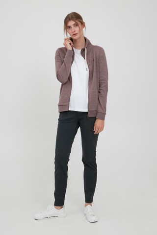 Oxmo Sweatjacke 'Vicky' in Braun