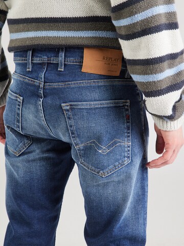REPLAY Regular Jeans 'GROVER' in Blau