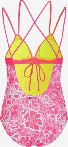 CHIEMSEE Triangle Swimsuit in Pink