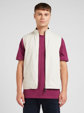 Hackett London - Chaleco en beige: frente