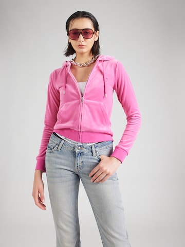 Veste de survêtement Juicy Couture en rose : devant