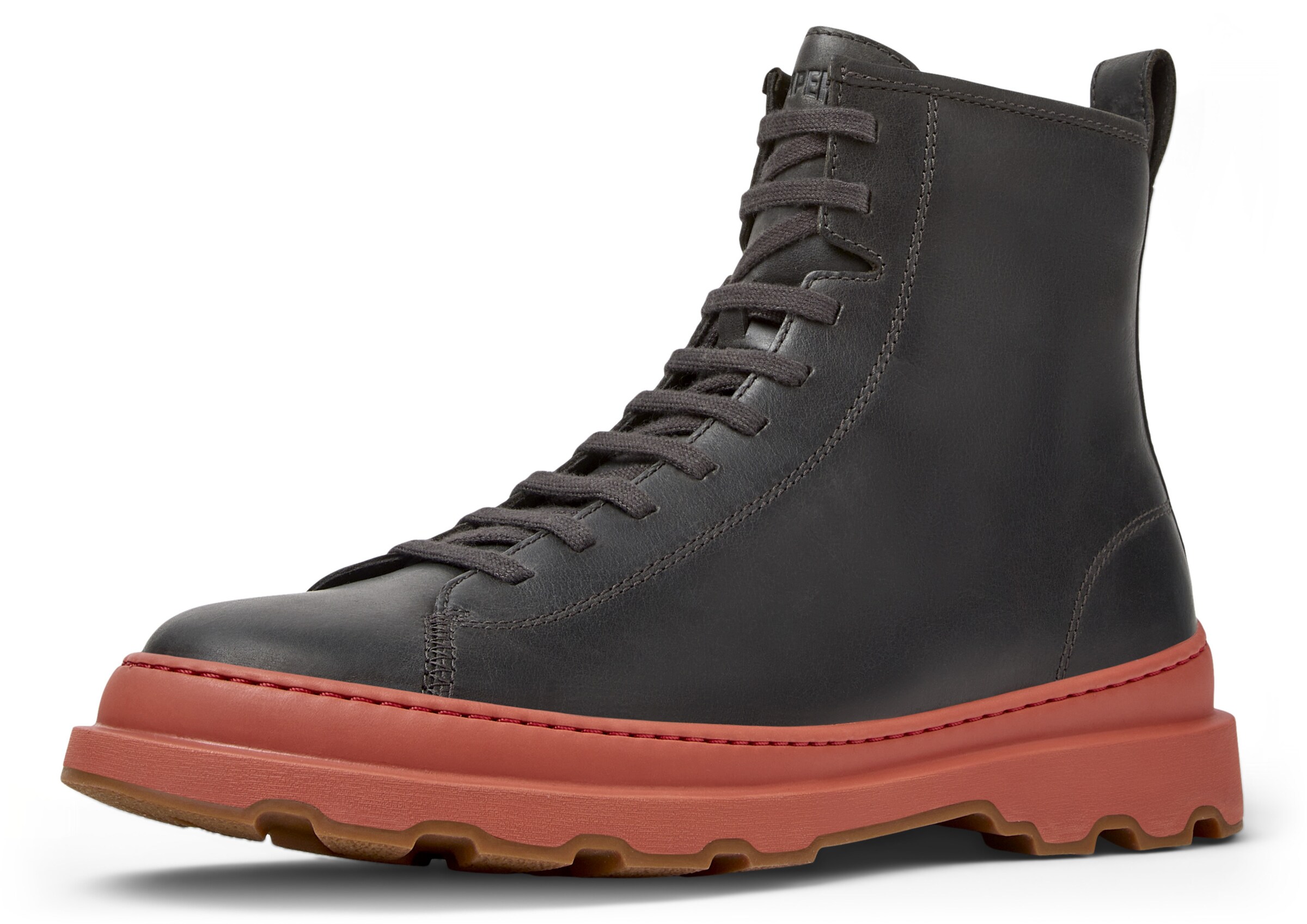 Bottes à lacets 'Brutus+' CAMPER en gris : devant