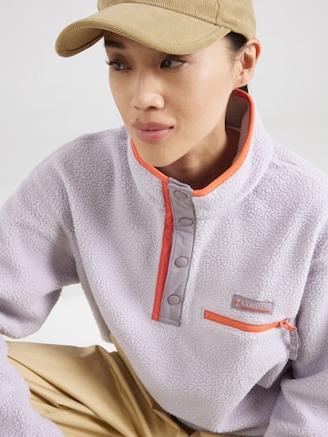 COLUMBIA Спортен пуловер 'Helvetia II' в лилав