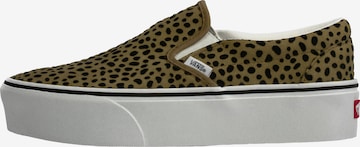 VANS Slip on -tennarit 'CLASSIC' värissä vihreä: etupuoli