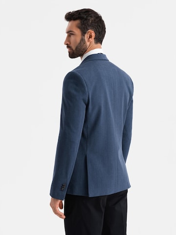 Ombre Regular fit Business blazer 'OM-BLZB-0135' in Blue