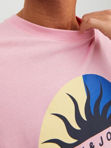 JACK & JONES T-Shirt 'TULUM' in Pink
