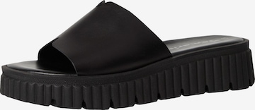 Mule Tamaris en noir : devant