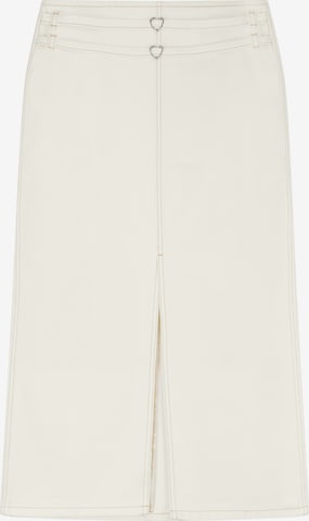 Jupe Fabienne Chapot en beige : devant