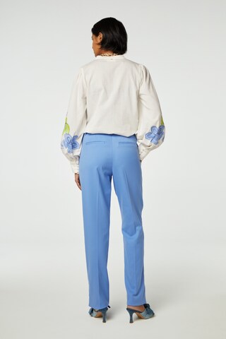 Regular Pantalon à plis Fabienne Chapot en bleu