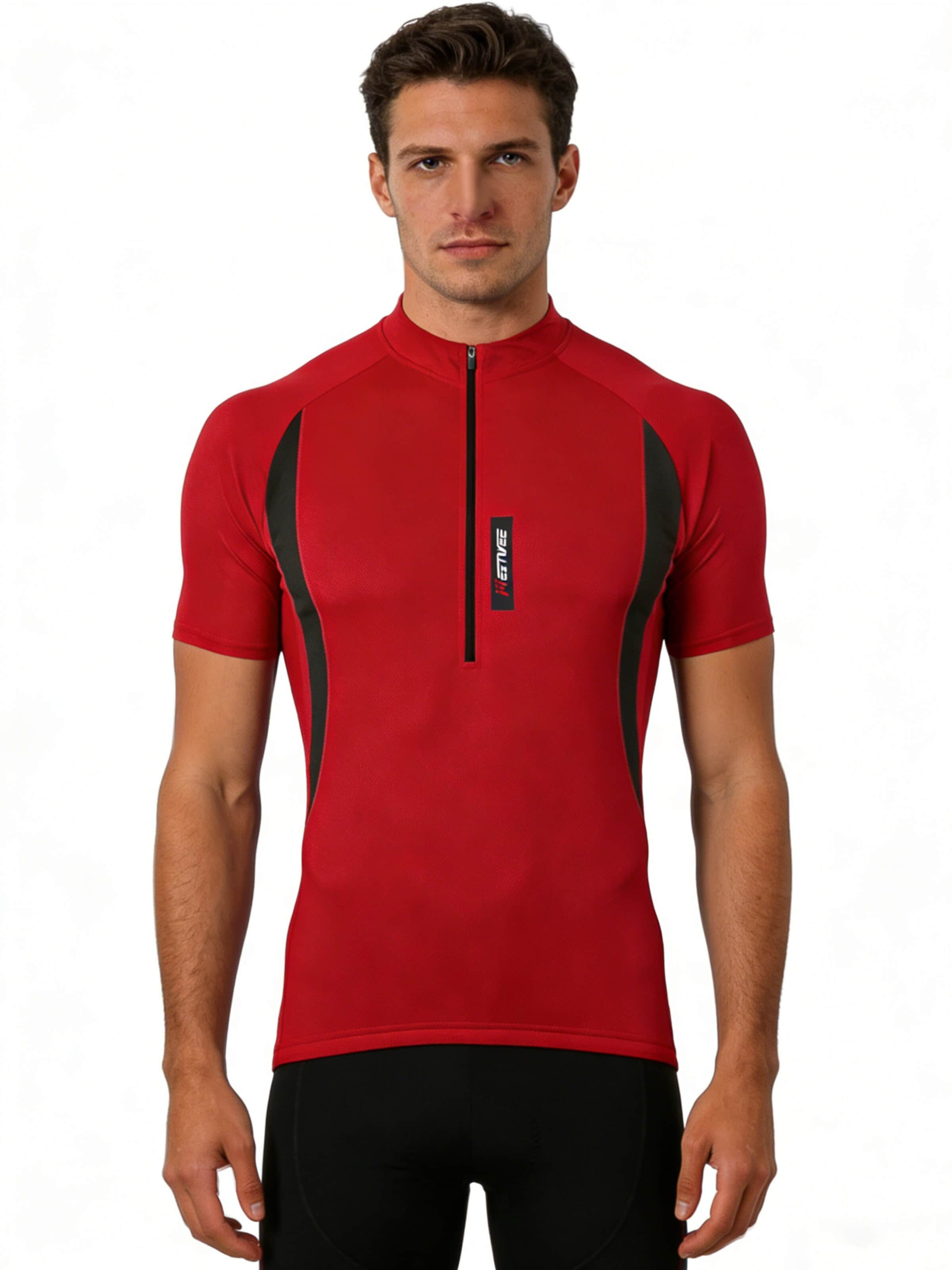 MEETWEE Performance Shirt 'Cycling Quick Drying Top' in Red: front