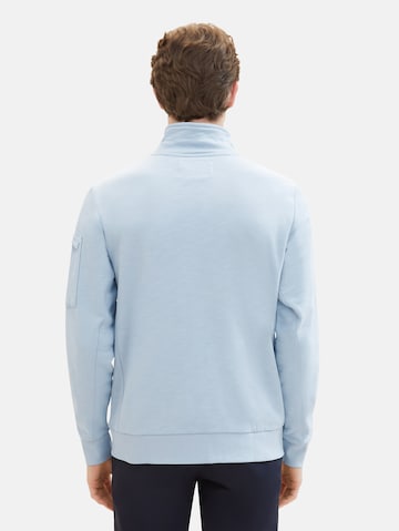 TOM TAILOR Sweatjacke in Blau