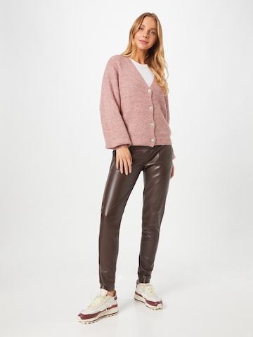 SISTERS POINT Tapered Pants 'DAILA-PA' in Brown