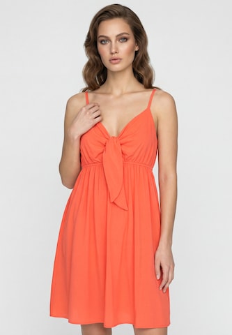 COBIE - Vestido 'Spring Summer' em laranja: frente