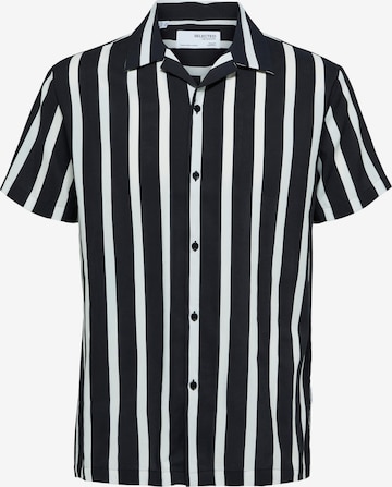 SELECTED HOMME Overhemd 'REGAIR' in Zwart: voorkant