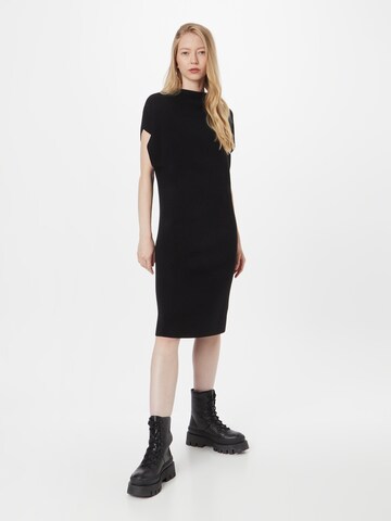 Club Monaco - Vestido de punto en negro: frente