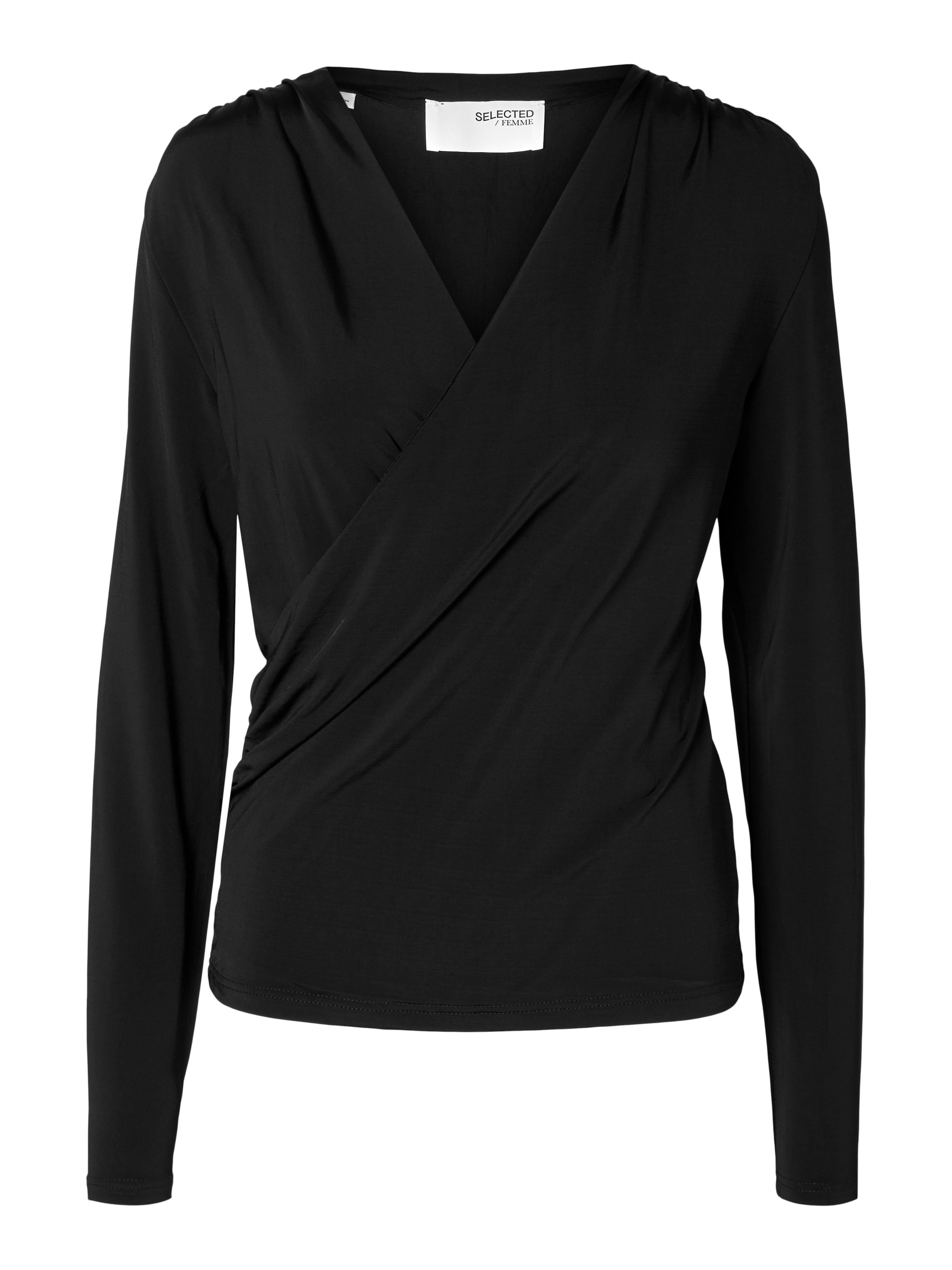 売れ筋商品|||ウィークデイ シャツ レディース トップス ICHIE WRAP SHIRT - Blouse - black dark 楽天市場】ウィークデイ レディース シャツ トップス ICHIE WRAP