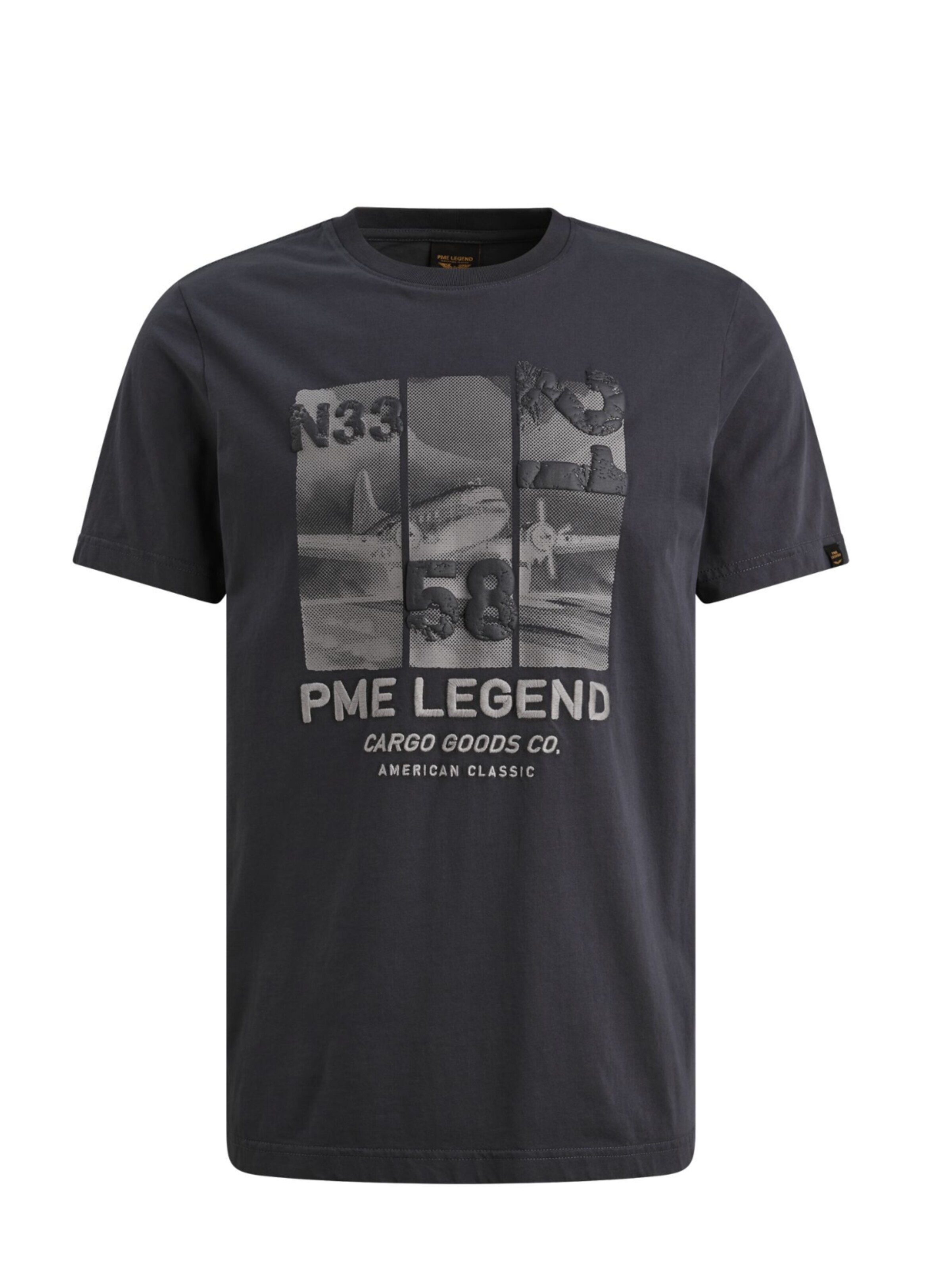 T-shirt 'PME Legend - Heren t-shirt' Pme-Legend en gris : devant