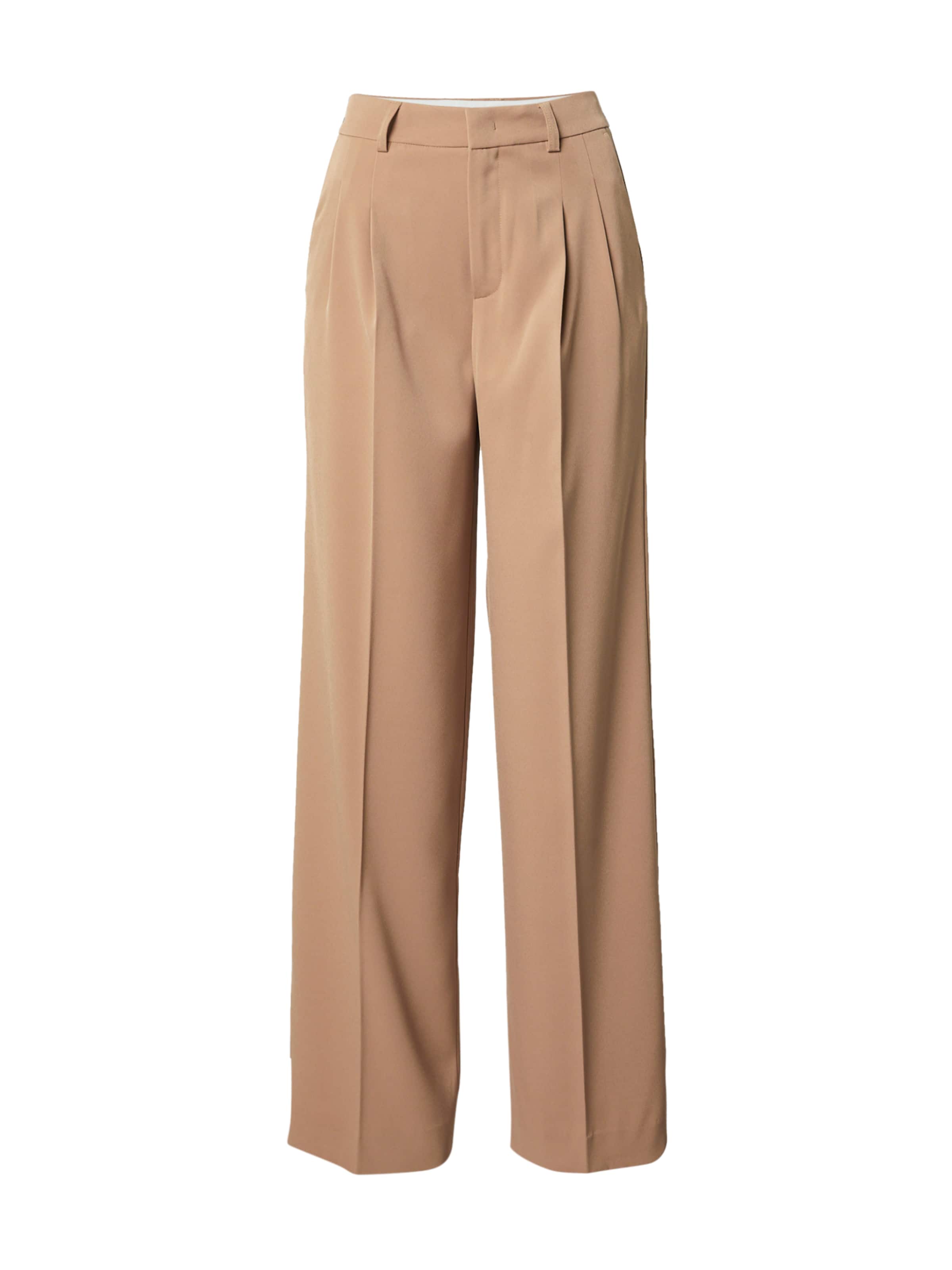 Loosefit Pantalon à plis OUI en marron : devant