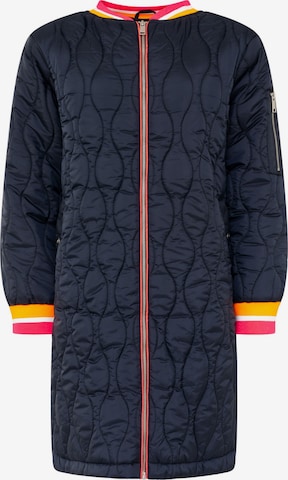 Manteau mi-saison Zwillingsherz en bleu : devant