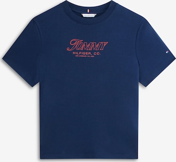TOMMY HILFIGER Тениска в синьо: отпред