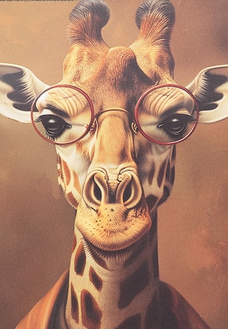 Key Largo Majica ' SMART GIRAFFE ' | bela barva