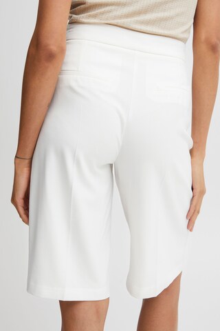 b.young - Loosefit Calças com vincos 'Danta' em branco