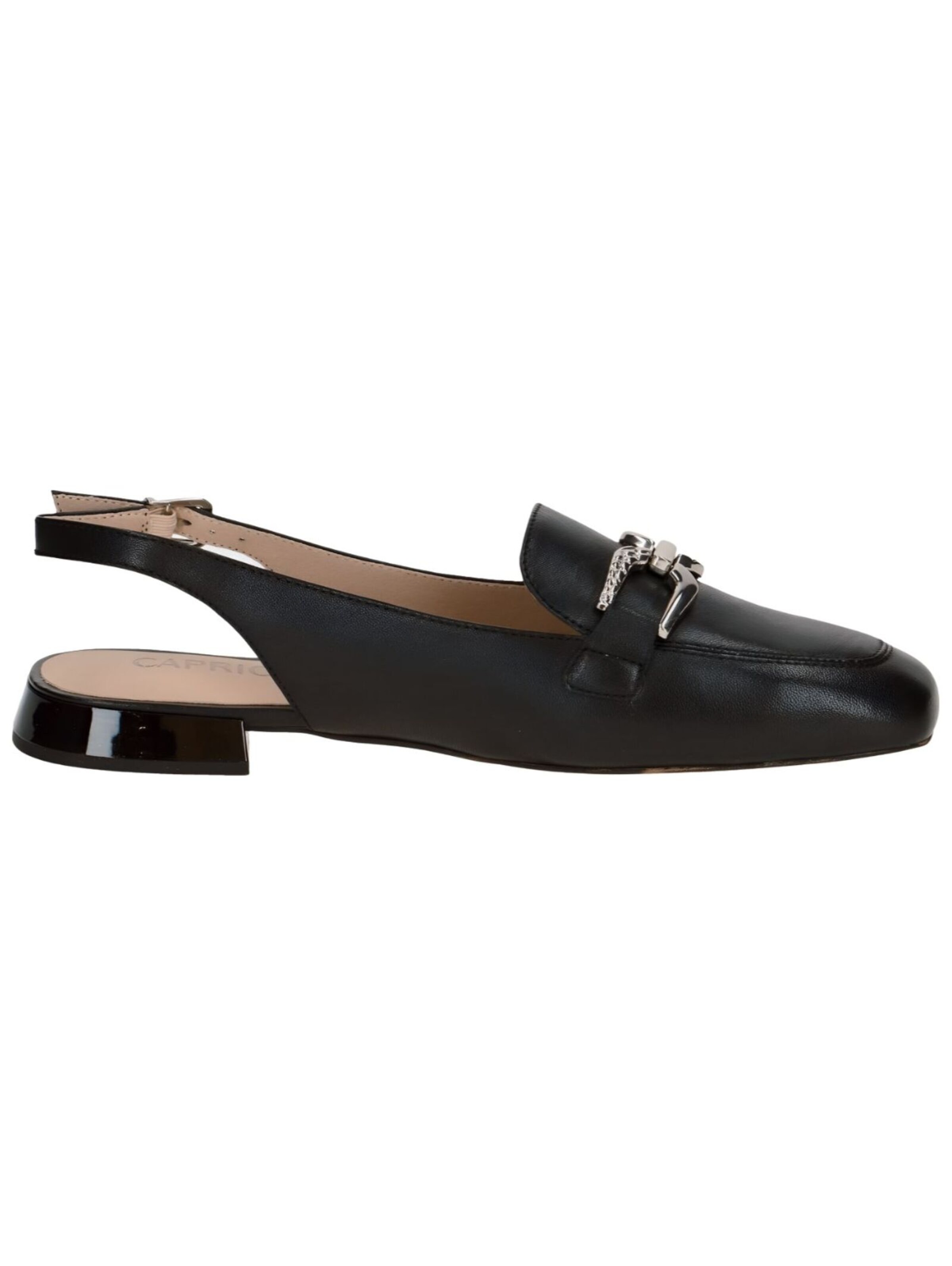 Décolleté sling di CAPRICE in nero