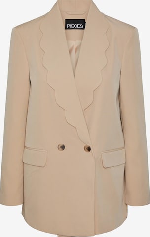 Blazer 'JULIA' PIECES en beige : devant