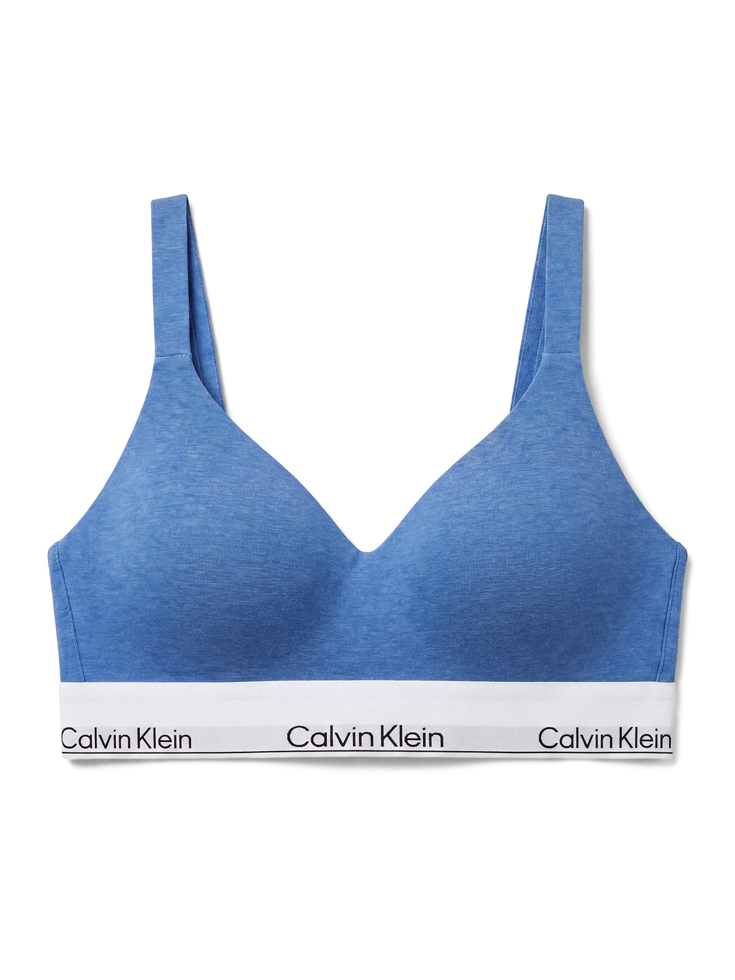 Calvin Klein Underwear Bustier BH in Blauw: voorkant