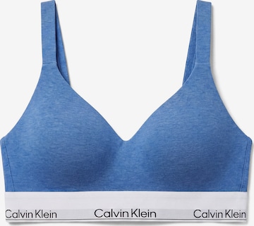 Calvin Klein Underwear Bustier BH in Blauw: voorkant