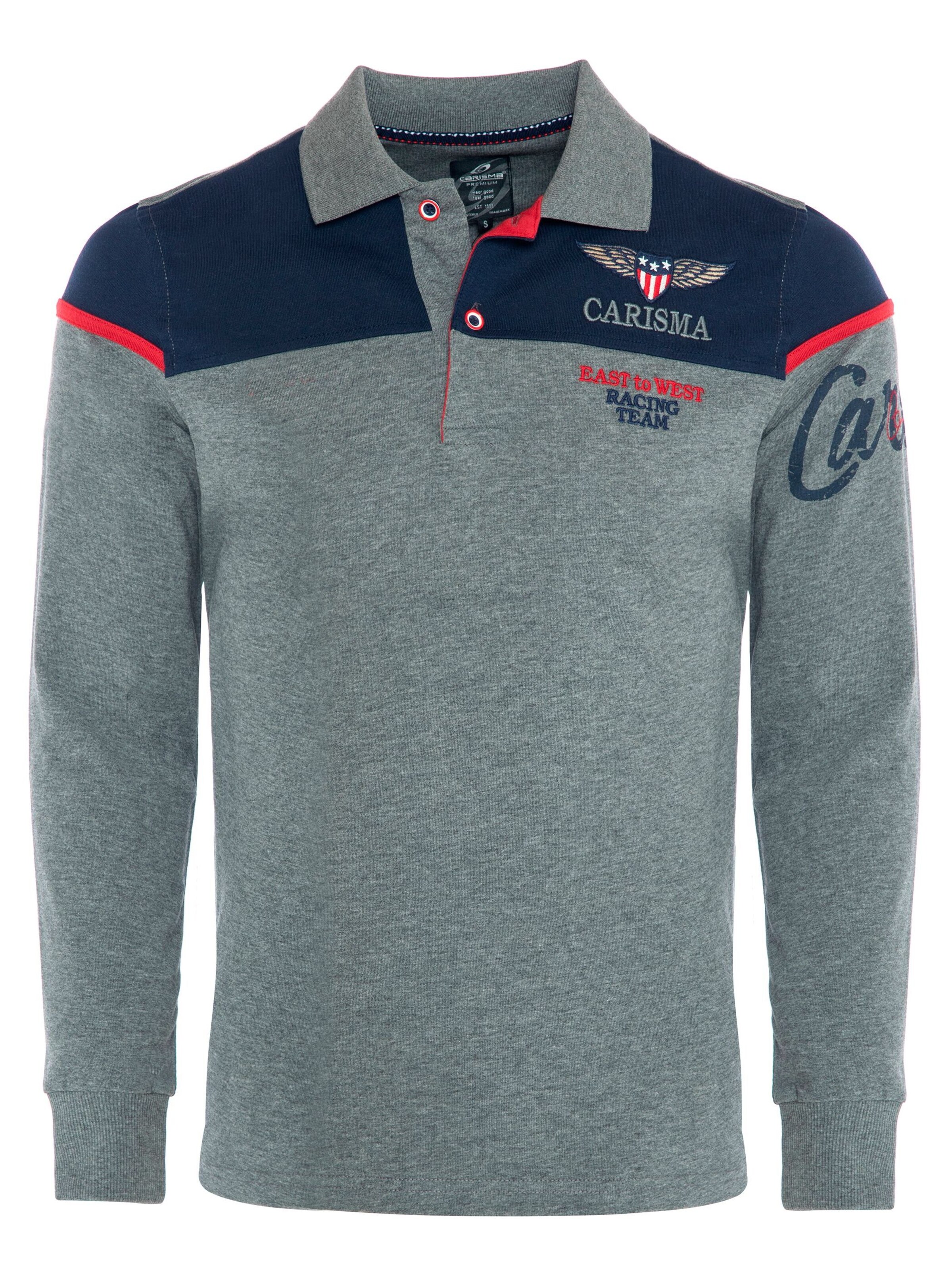 CARISMA Shirt in Grey: front