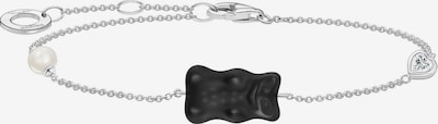 Thomas Sabo Armband in 19 in schwarz / silber / transparent / weiß, Produktansicht