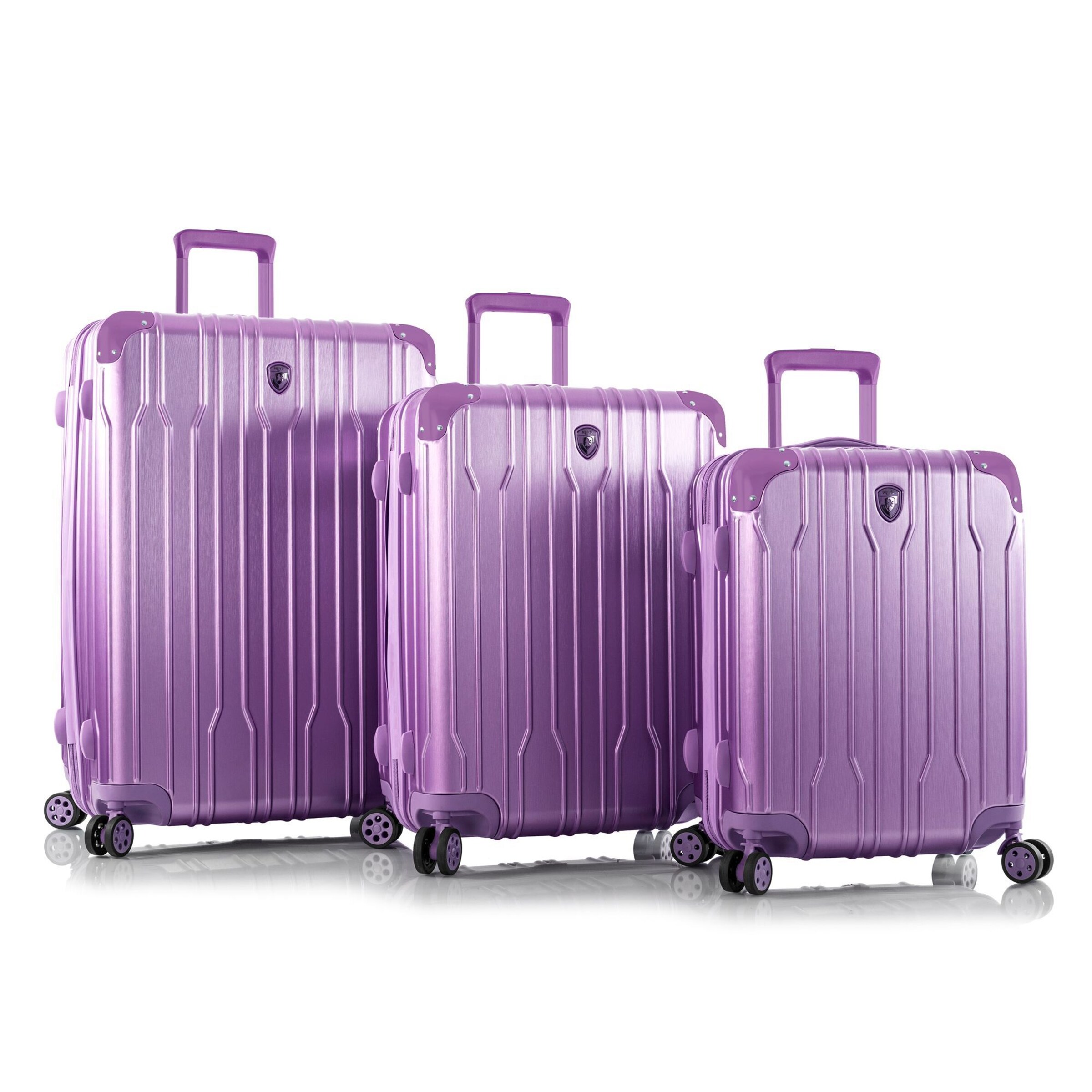 Heys Suitcase Set 'Xtrak ' in Purple: front