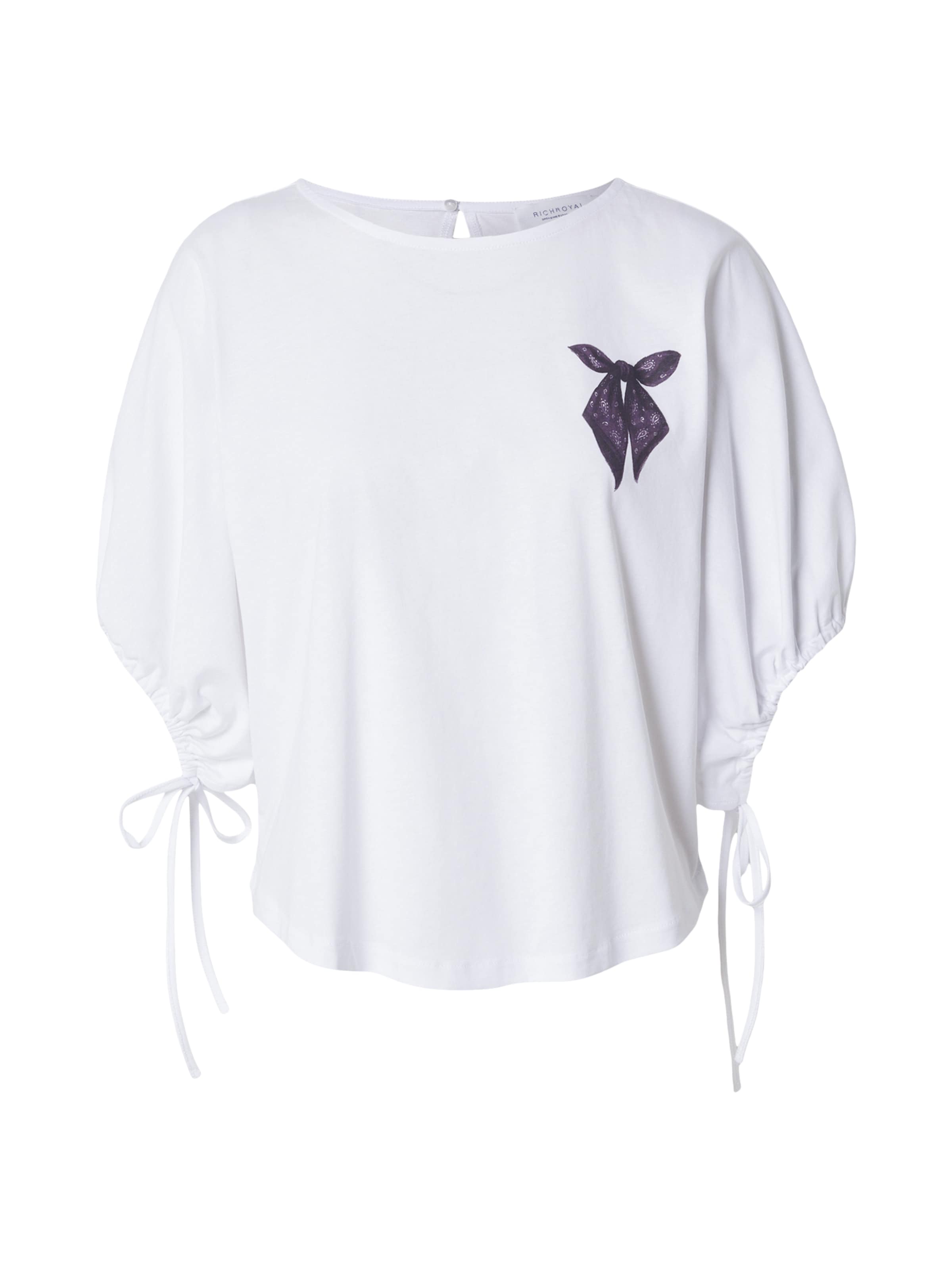 Maglietta di Rich & Royal in bianco: frontale