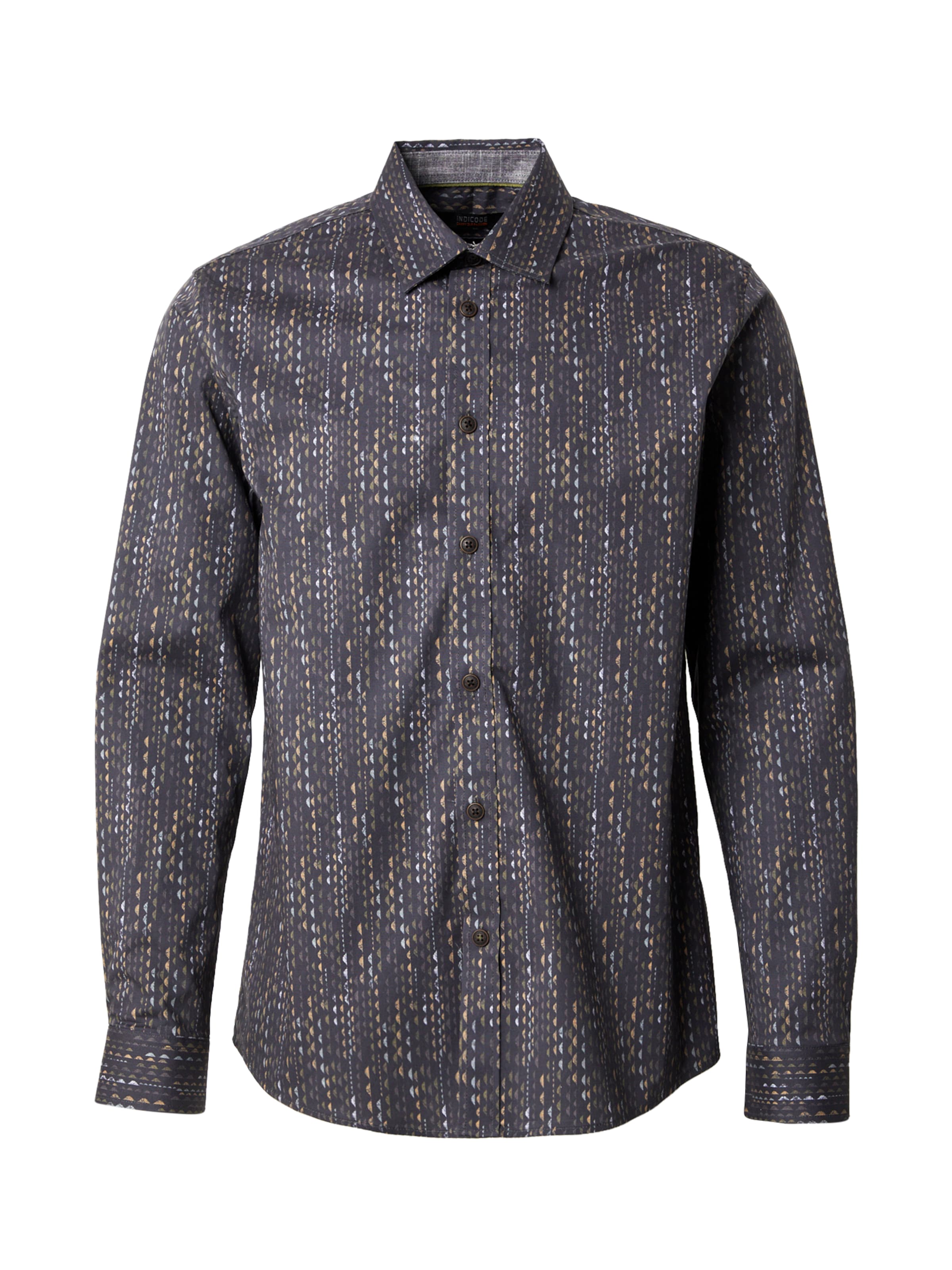 INDICODE JEANS Regular Fit Paita 'Entry' värissä musta: etupuoli